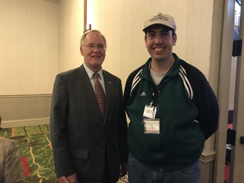 Matthew with former Wisconsin Governor Scott Walker